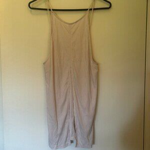 NWT Urban Outfitters Silence + Noise pale pink open front cami tank top sz M